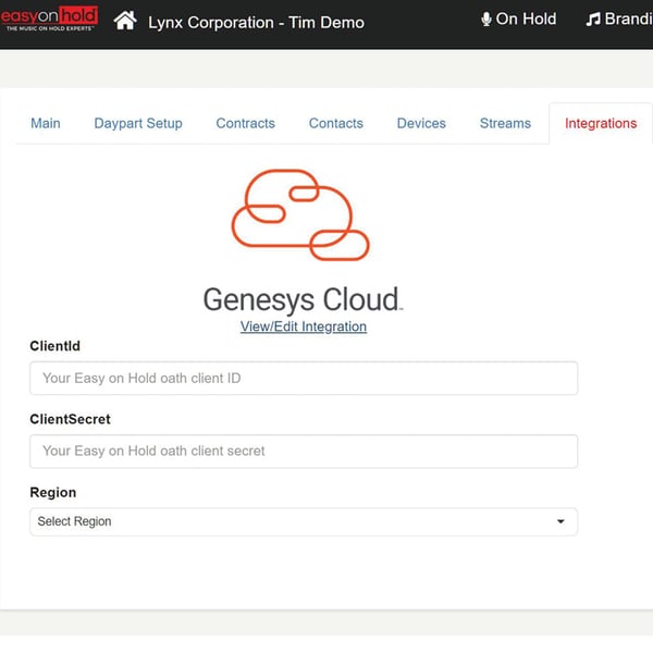 Integrations - View Edit Integrations - View Edit